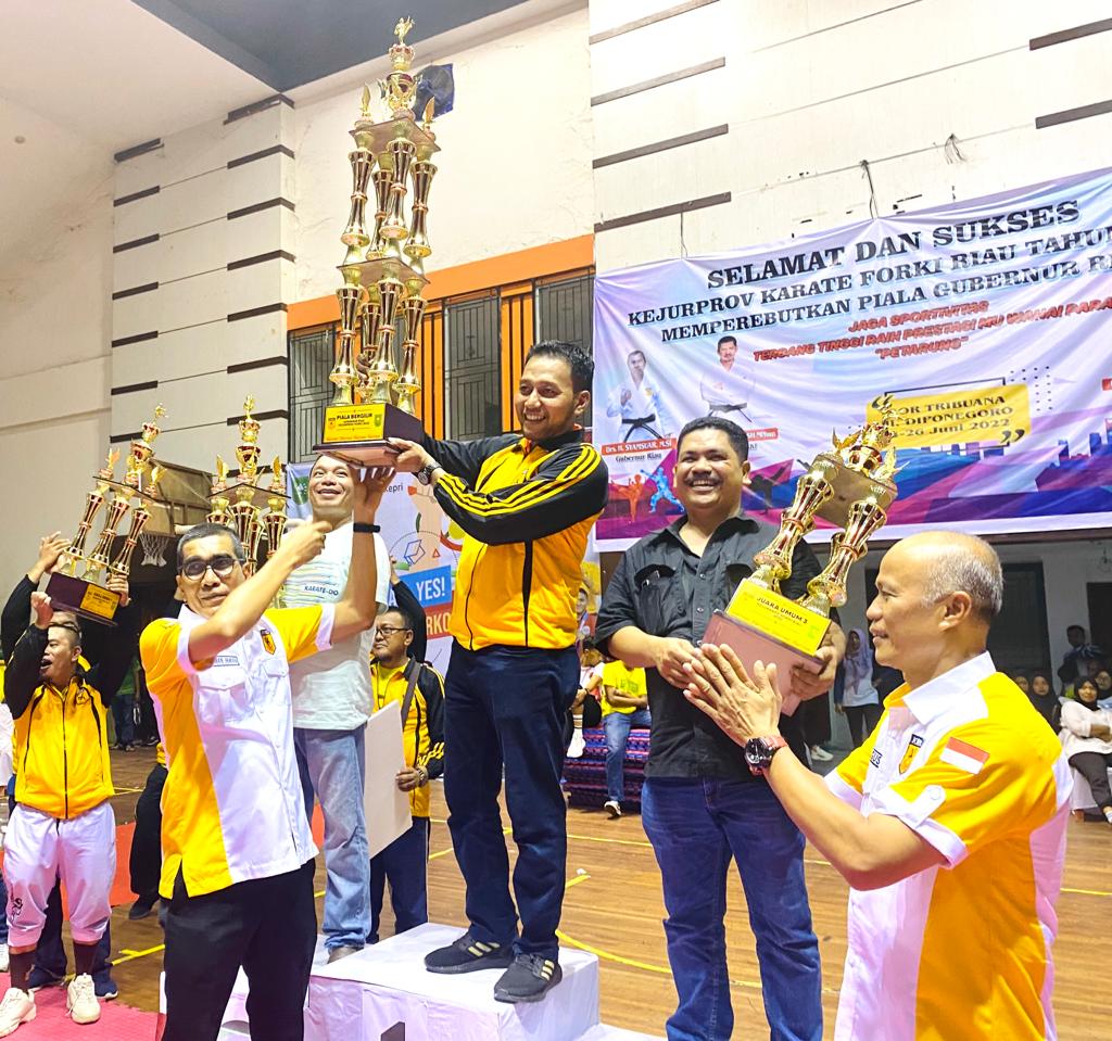 Karate Pekanbaru Juara Umum Kejurprov Forki Riau