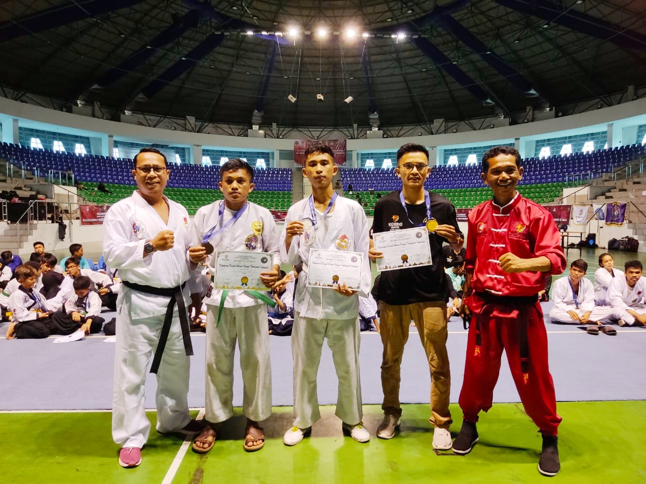 Kota Pekanbaru Juara Umum Kejurda Kungfu se-Riau 2021