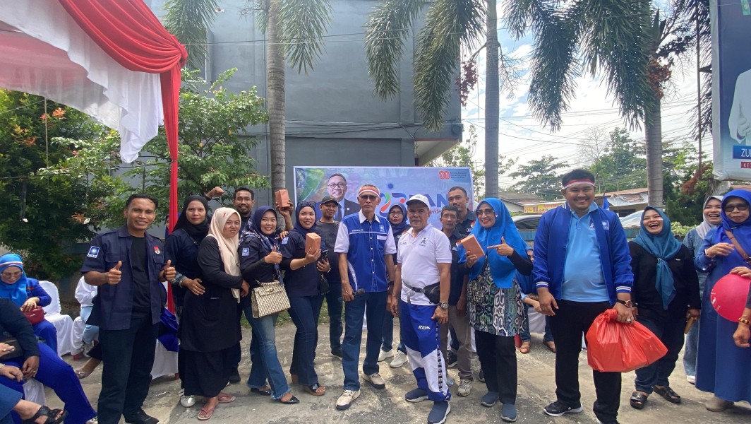 DPD PAN Pekanbaru Gelar Berbagai Lomba dan Bagikan 2.000 Paket Sembako